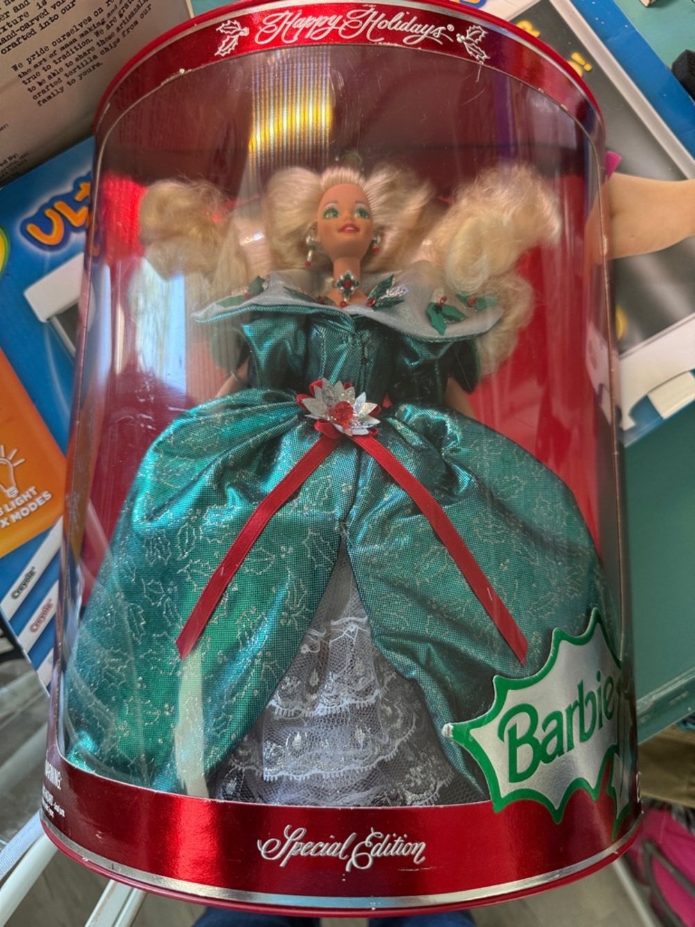 Barbie Green and Red Holiday Gown Special Edition Doll